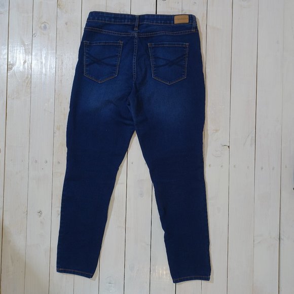 Aeropostale High Waisted Jegging Jeans Dark Wash 10 Short - Picture 3 of 7